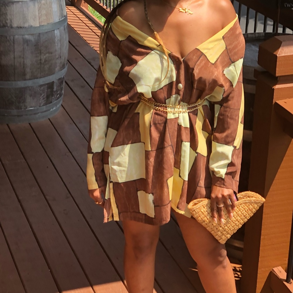 Vintage 90s Shirt Dress
